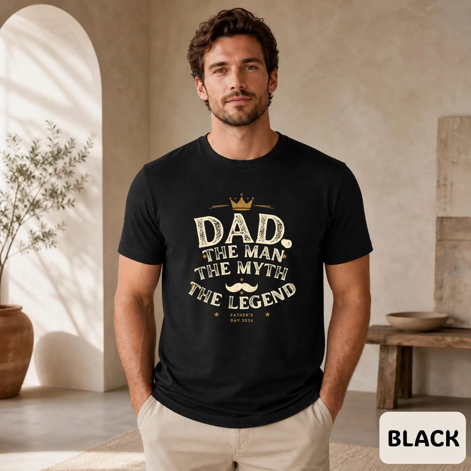 Men'S Fashion Outfit Ideas - Dad Legend T Shirt Father Myth