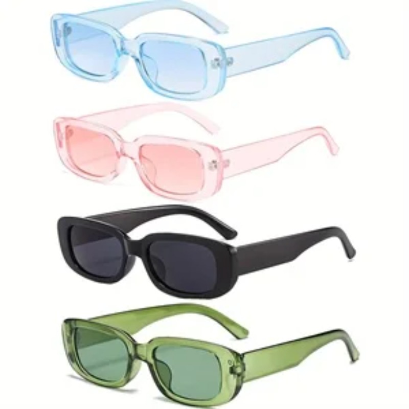 Men'S Fashion Old Money - 1/4pcs New Small Square Sunglasses Women