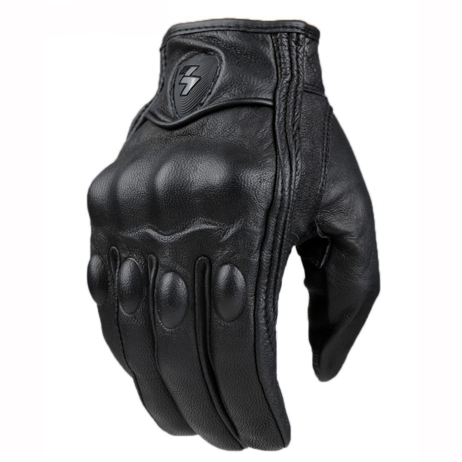 Men'S Fashion Gloves - 2025 Motorcycle Gloves Goatskin Leather Touch