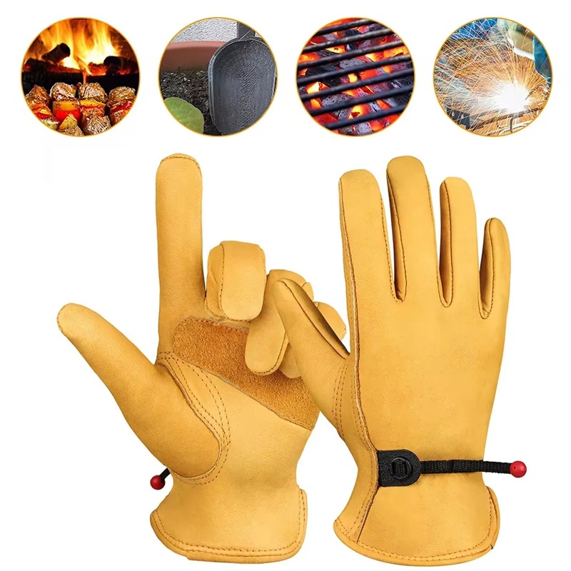 Men'S Fashion Gloves - Leather Gloves Men Work Gloves Soft