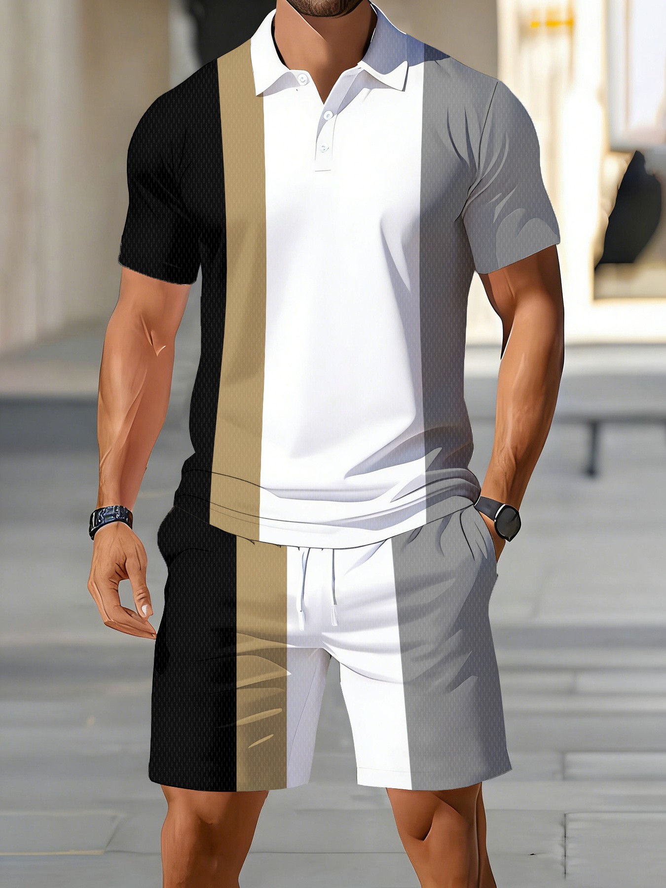 Men'S Fashion Polo Shirt - 2026 Summer American Men's Polo Shirt