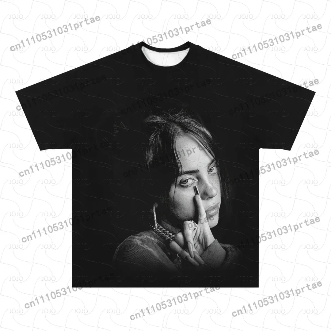 Billie Eilish Retro Pattern T- - Mens Fashion Summer 2025 ulasan dan harga
