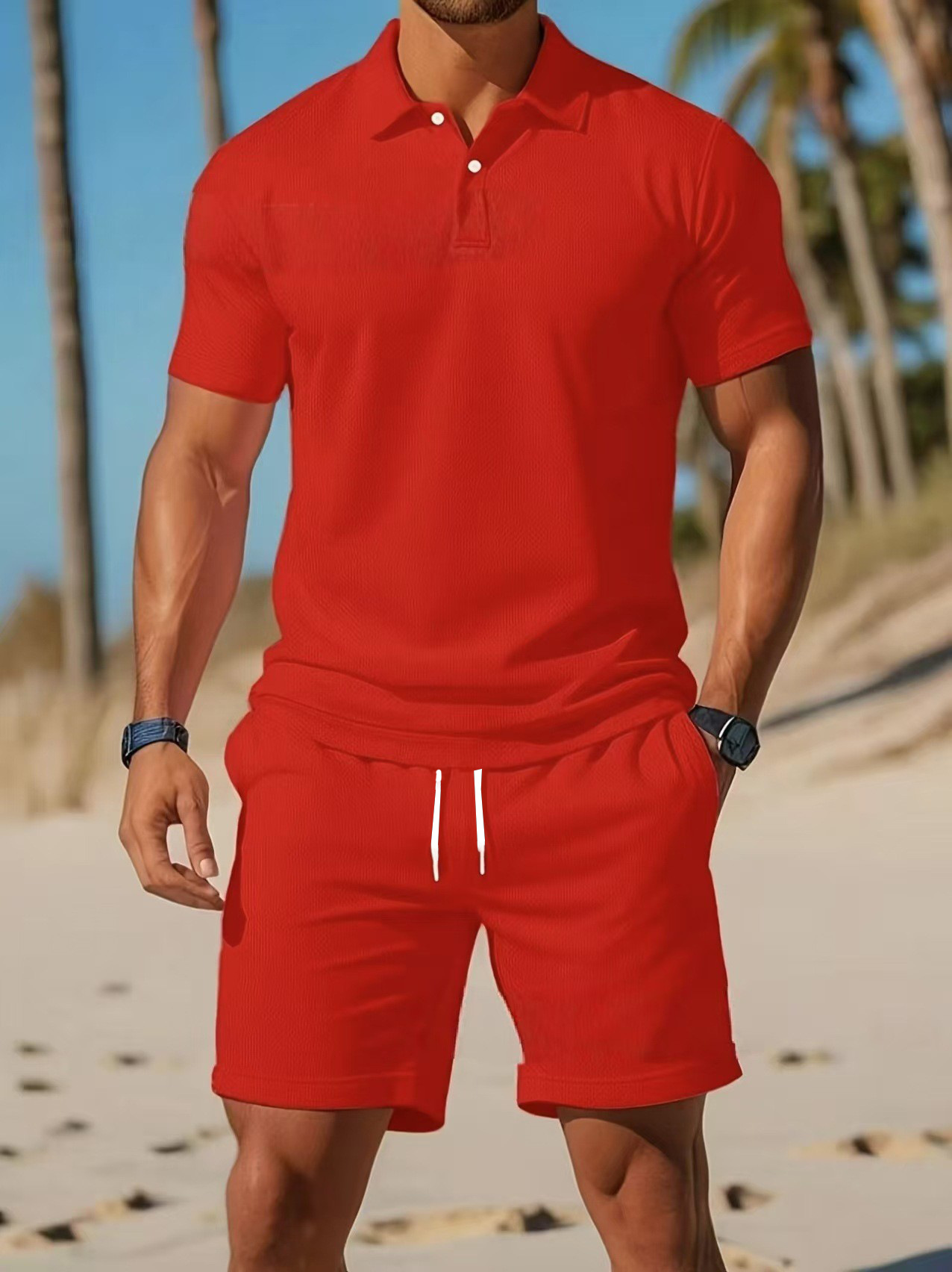 Summer Casual Versatile Fashio - Men'S Fashion Polo Shirt ulasan dan harga