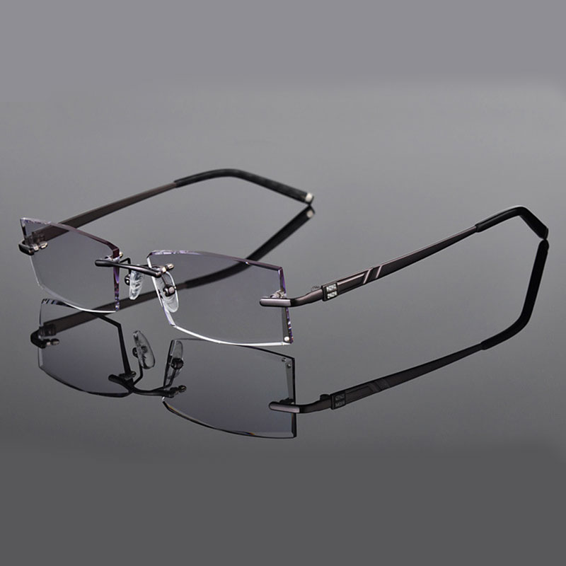 Reven Jate 58030 Alloy Rimless - Men'S Fashion Rimless Glasses ulasan dan harga