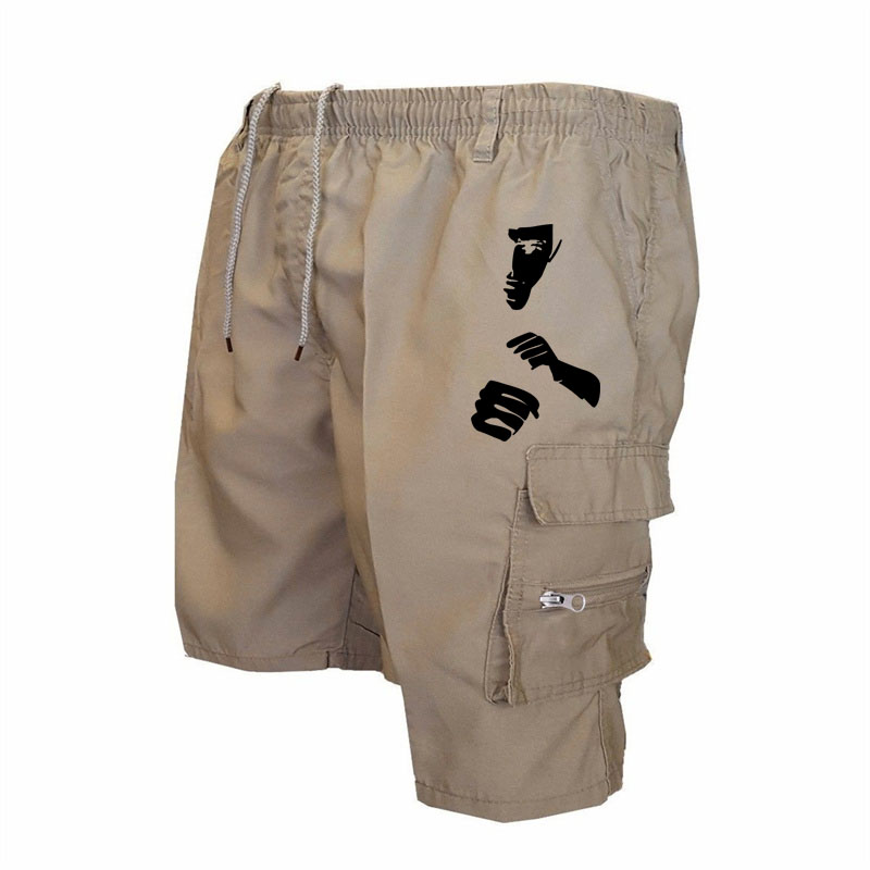Fashion Print Workwear Shorts  - Mens Fashion Workwear ulasan dan harga