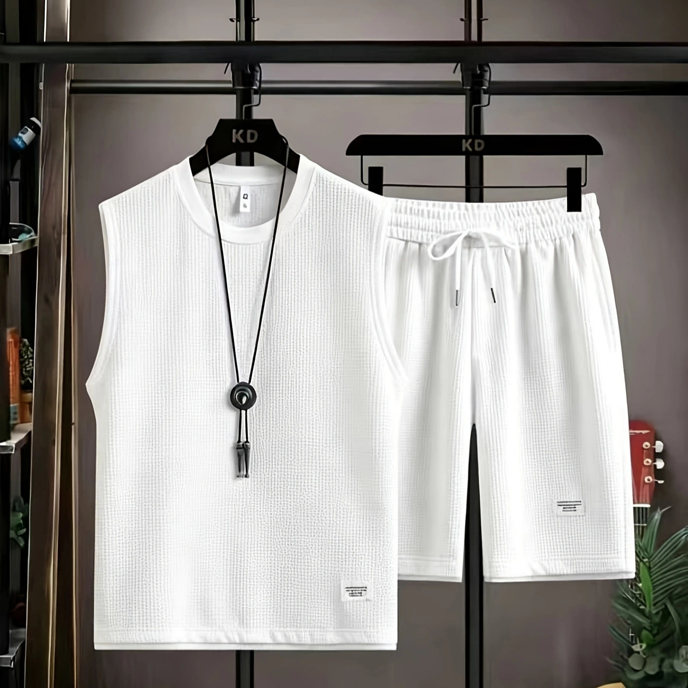 Summer men's vest sets high qu - Men'S Fashion ulasan dan harga