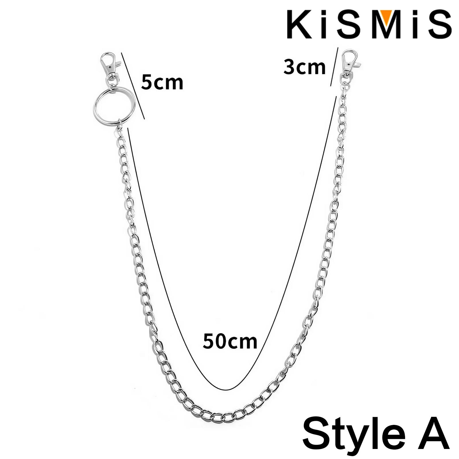 KISMIS 1PC Punk Street keychai - Men Fashion Key ulasan dan harga