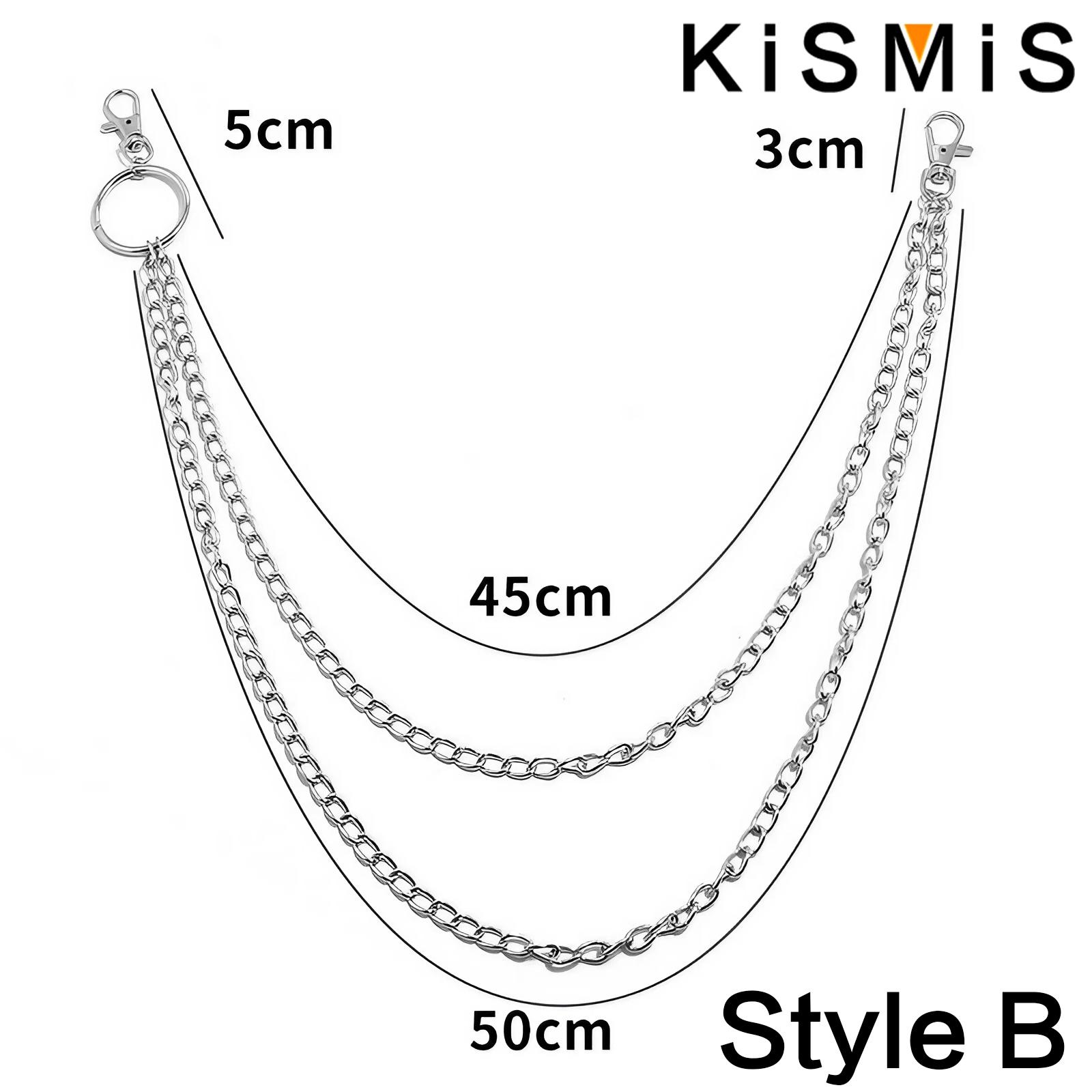 KISMIS 1PC Punk Street keychai - Men Fashion Key ulasan dan harga