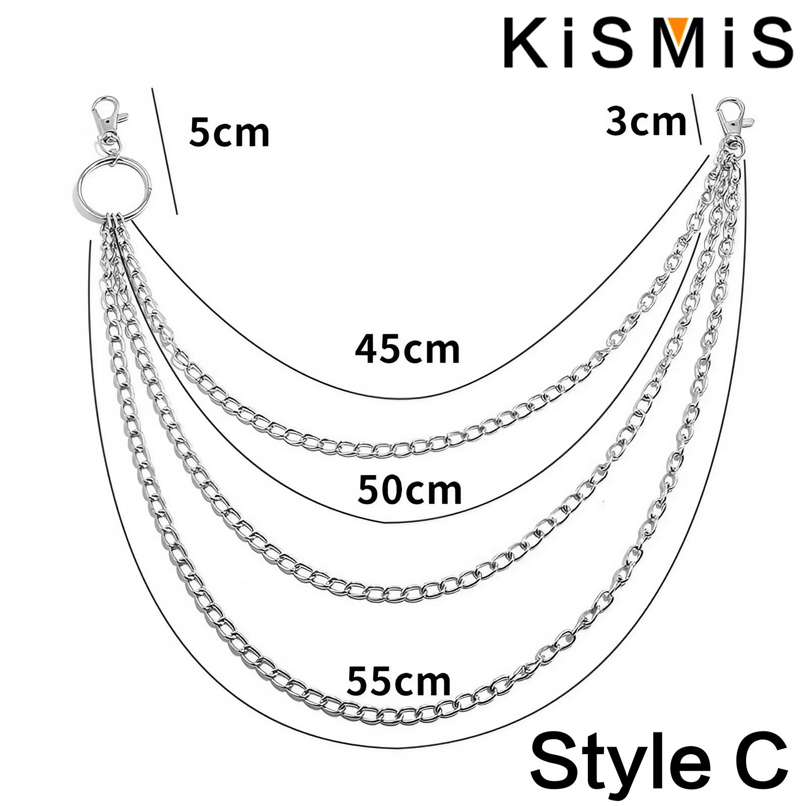 KISMIS 1PC Punk Street keychai - Men Fashion Key ulasan dan harga