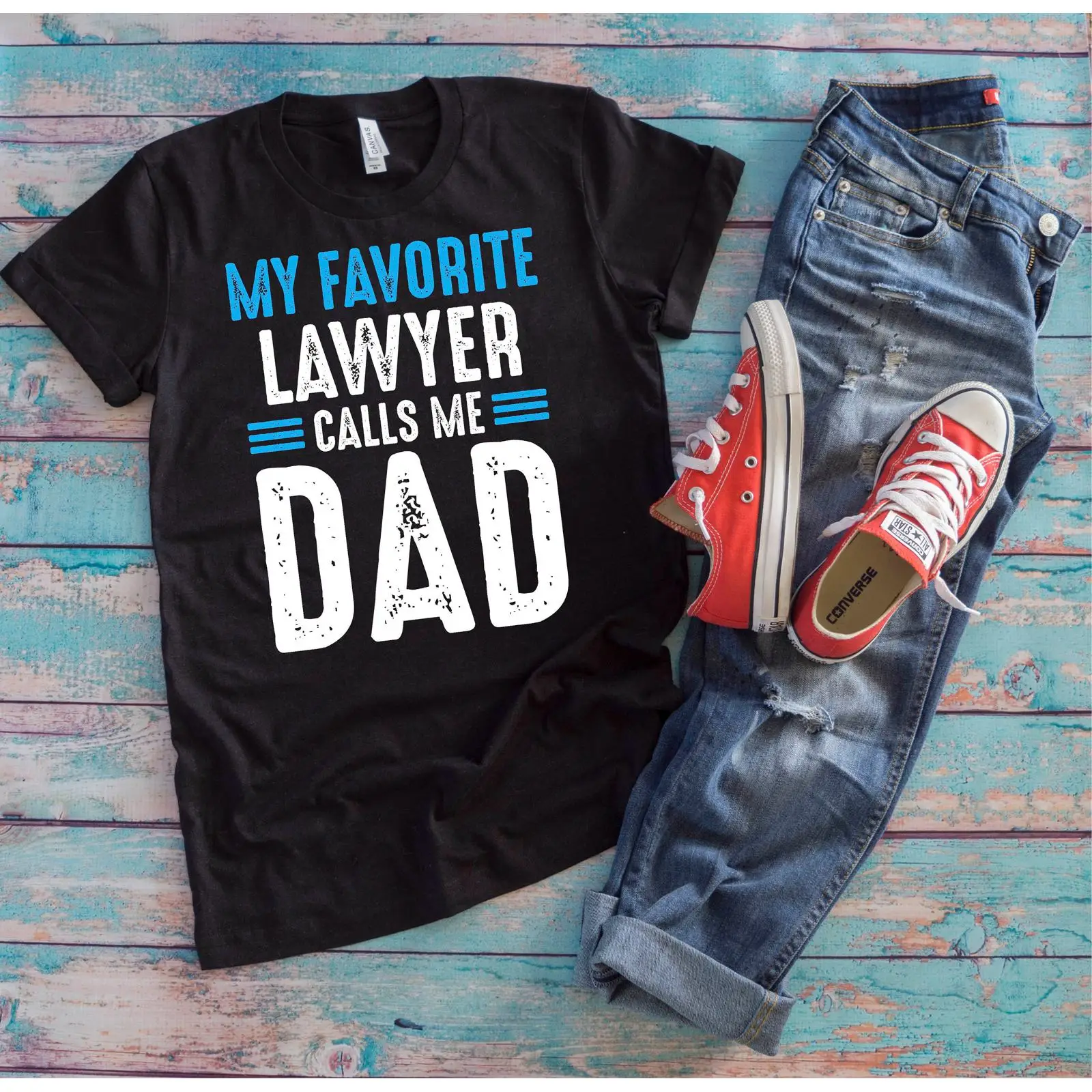 Lawyer Dad T Shirt Funny Fathe - Men'S Fashion Today ulasan dan harga