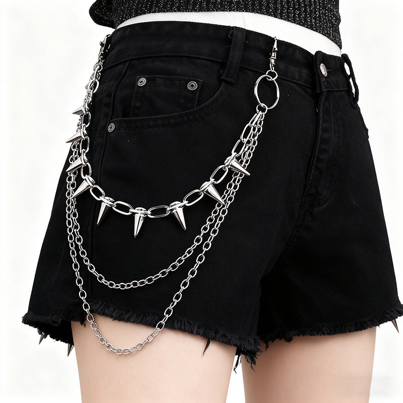 Unisex Hip Hop Punk Rock Metal - Men Fashion Key ulasan dan harga