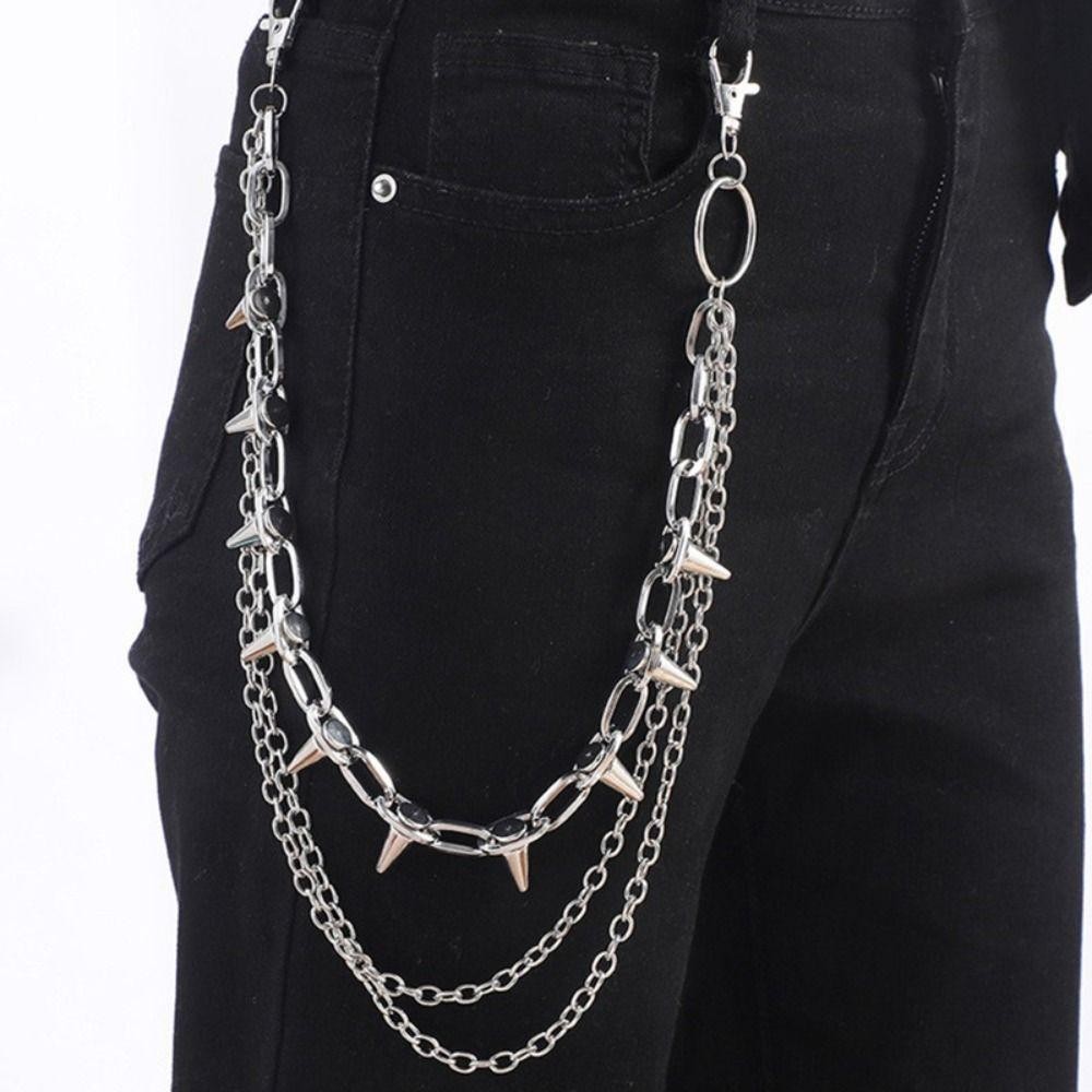 Unisex Hip Hop Punk Rock Metal - Men Fashion Key ulasan dan harga
