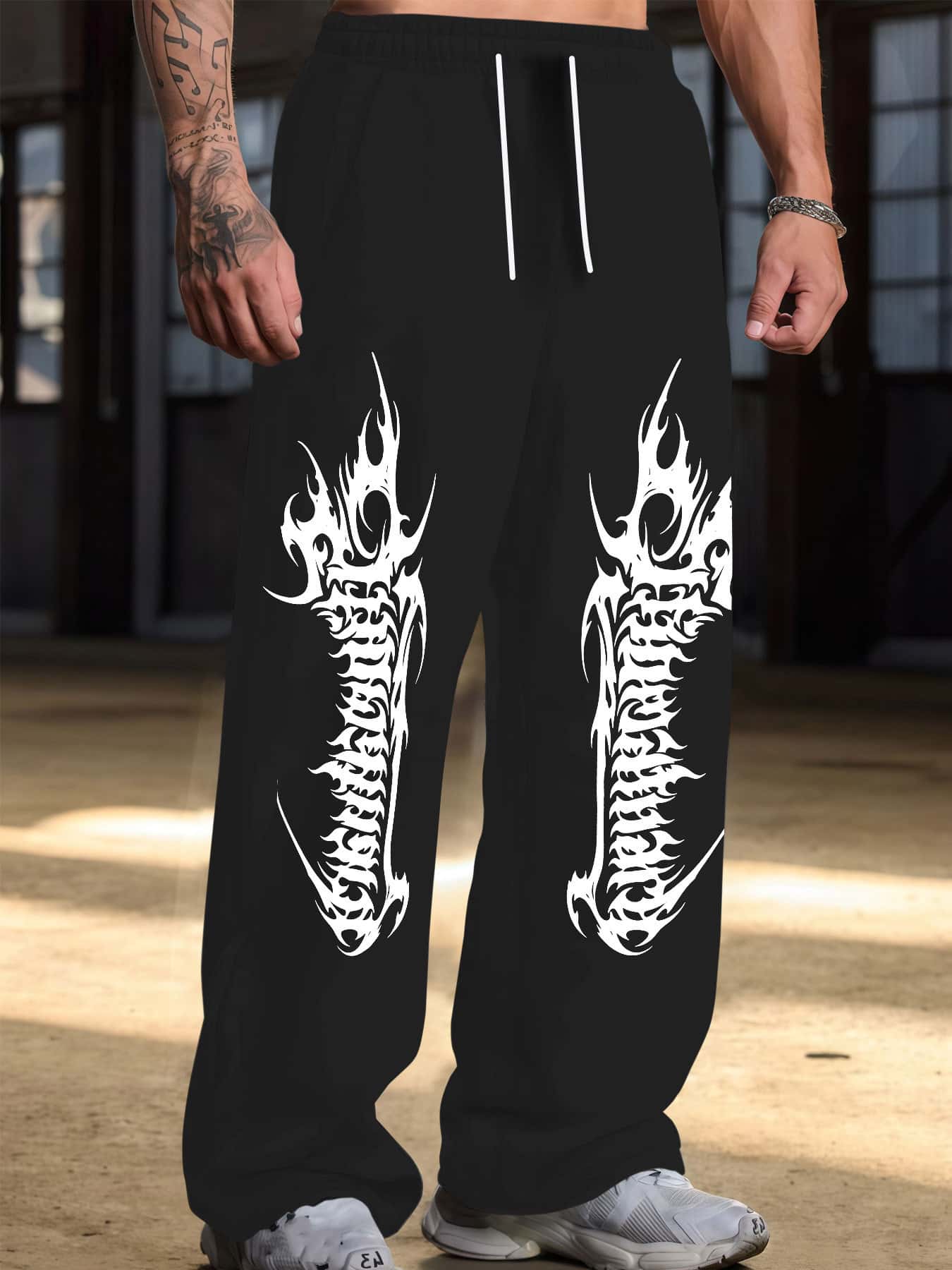 Gothic Fashion Street Trend Me - Men'S Dress Pants Fashion ulasan dan harga