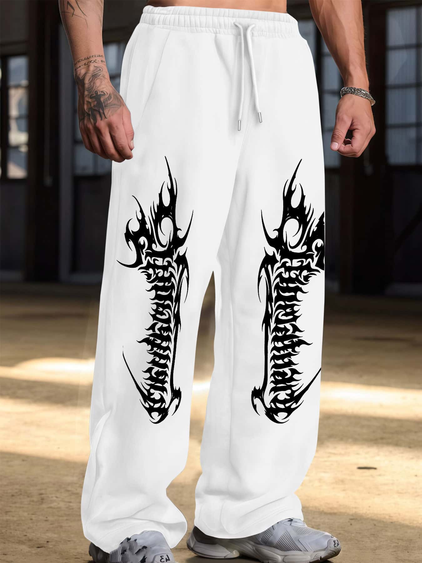 Gothic Fashion Street Trend Me - Men'S Dress Pants Fashion ulasan dan harga