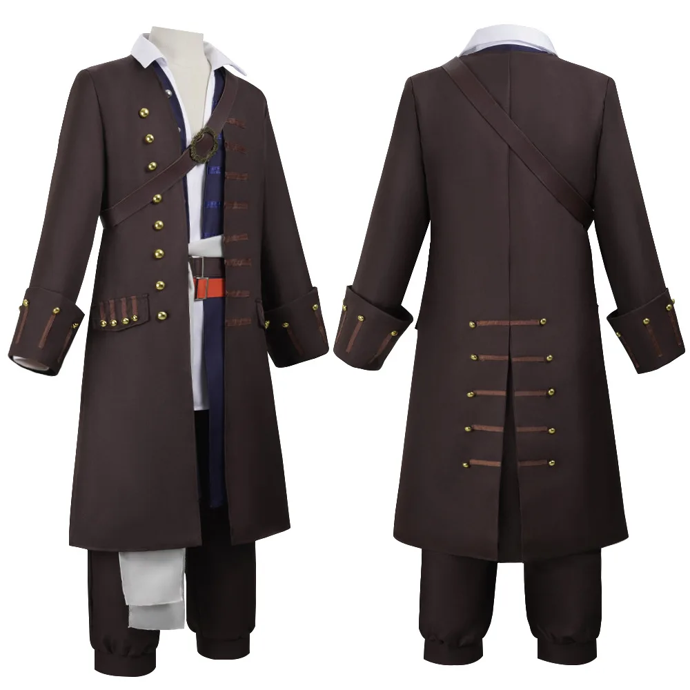 Captain Jack Sparrow Cosplay C - Trench Coat Men ulasan dan harga