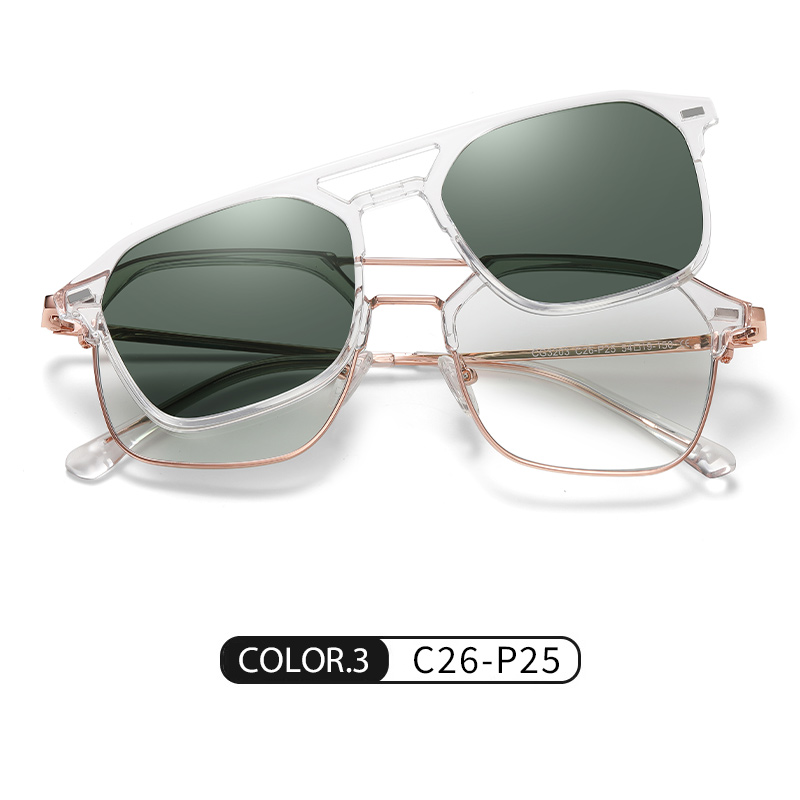 Clip On Polarized Sun Glasses  - Men'S Fashion Old Money ulasan dan harga