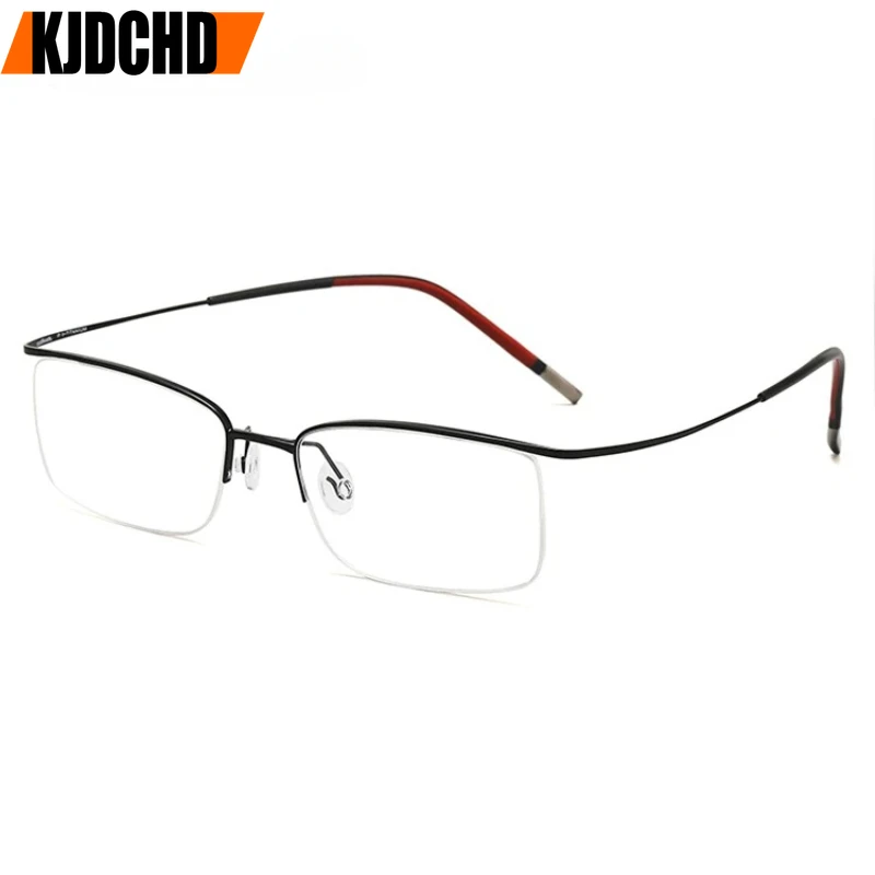 KJDCHD Eyebrow Prue Titanium O - Men'S Fashion Rimless Glasses ulasan dan harga