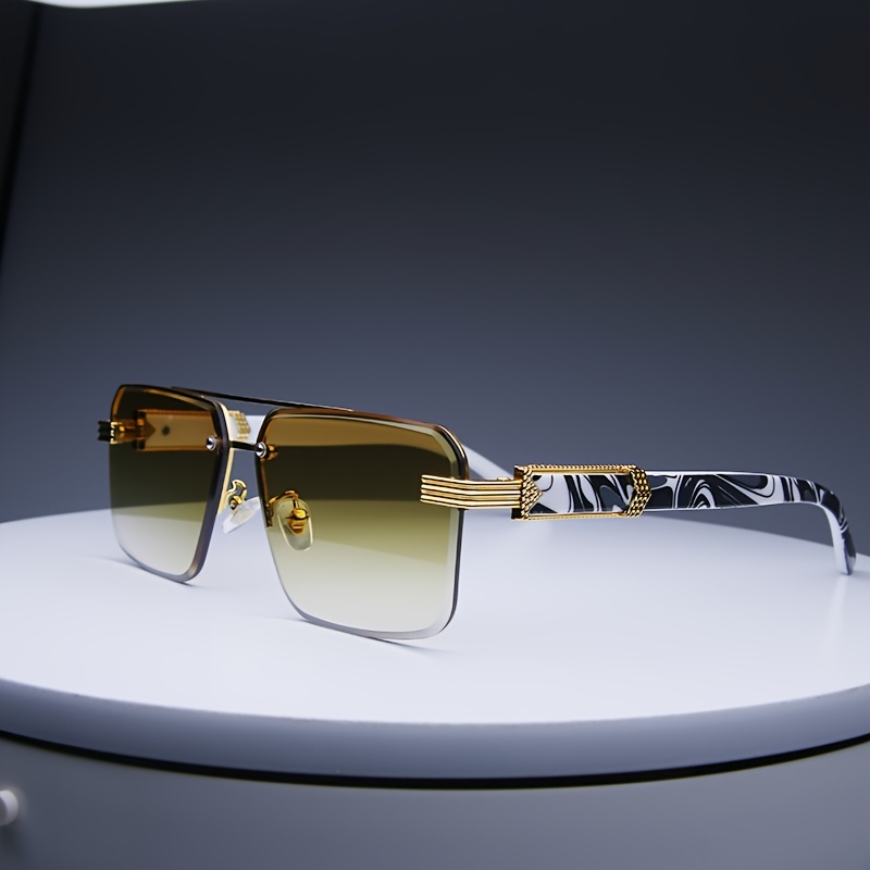 Fashion Women Rimless Sunglass - Men'S Fashion Rimless Glasses ulasan dan harga