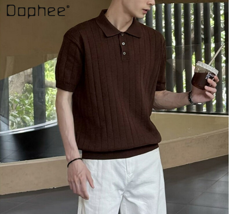 2026 Summer Men's Light Luxury - Men'S Fashion Polo Shirt ulasan dan harga