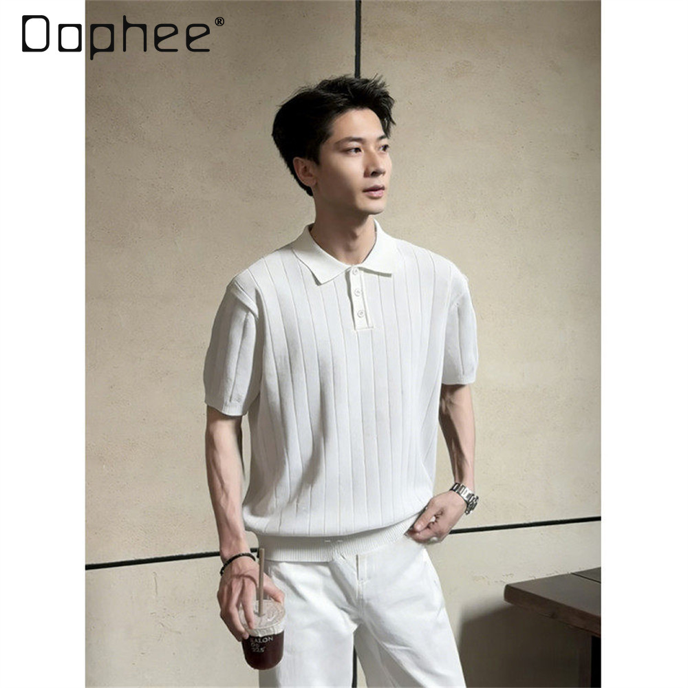 2026 Summer Men's Light Luxury - Men'S Fashion Polo Shirt ulasan dan harga