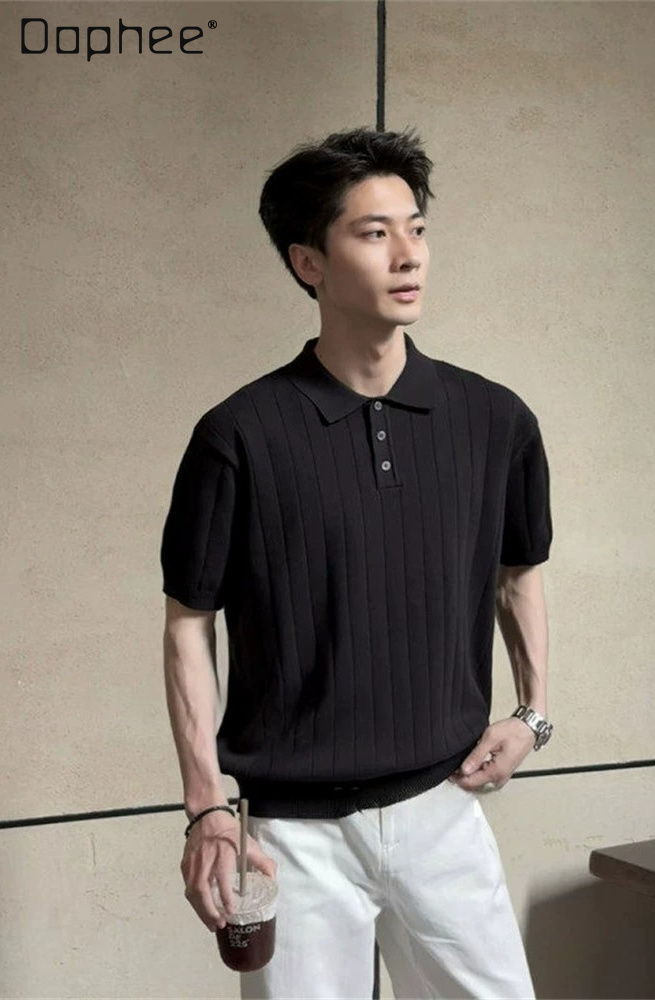 2026 Summer Men's Light Luxury - Men'S Fashion Polo Shirt ulasan dan harga