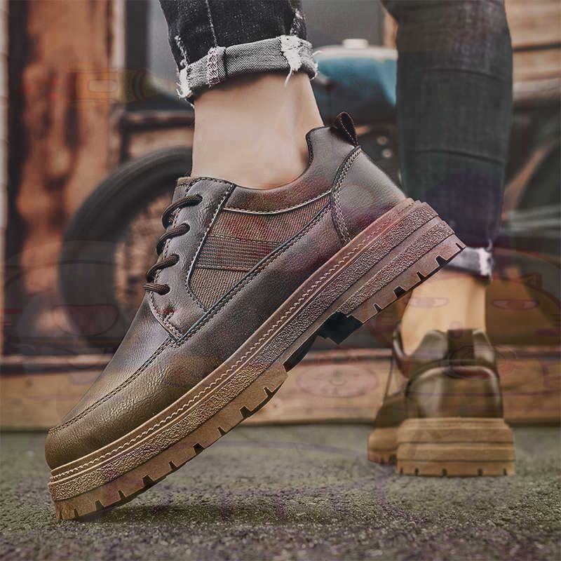 Dark Natural Leather Fashion T - Men'S Fashion Outfit Ideas ulasan dan harga