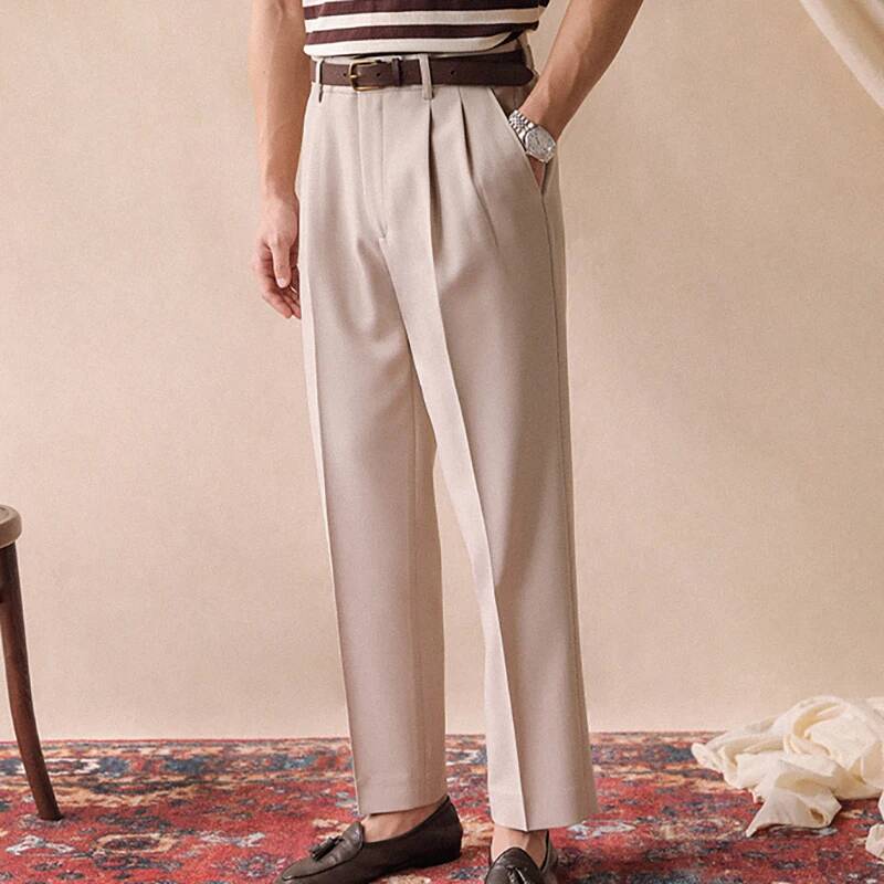 2025 Autumn Straight Pants Men - Men'S Dress Pants Fashion ulasan dan harga