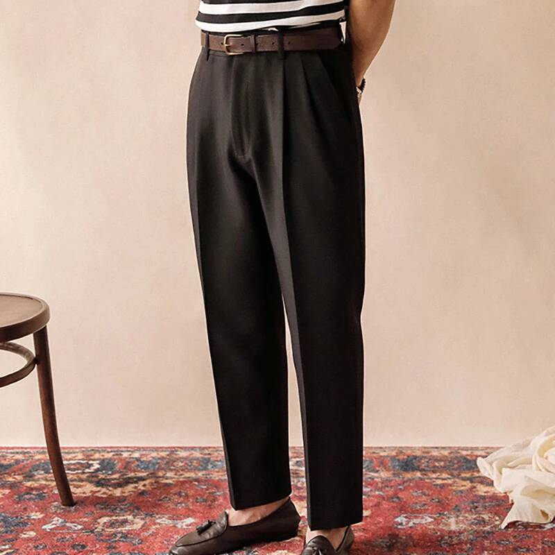 2025 Autumn Straight Pants Men - Men'S Dress Pants Fashion ulasan dan harga