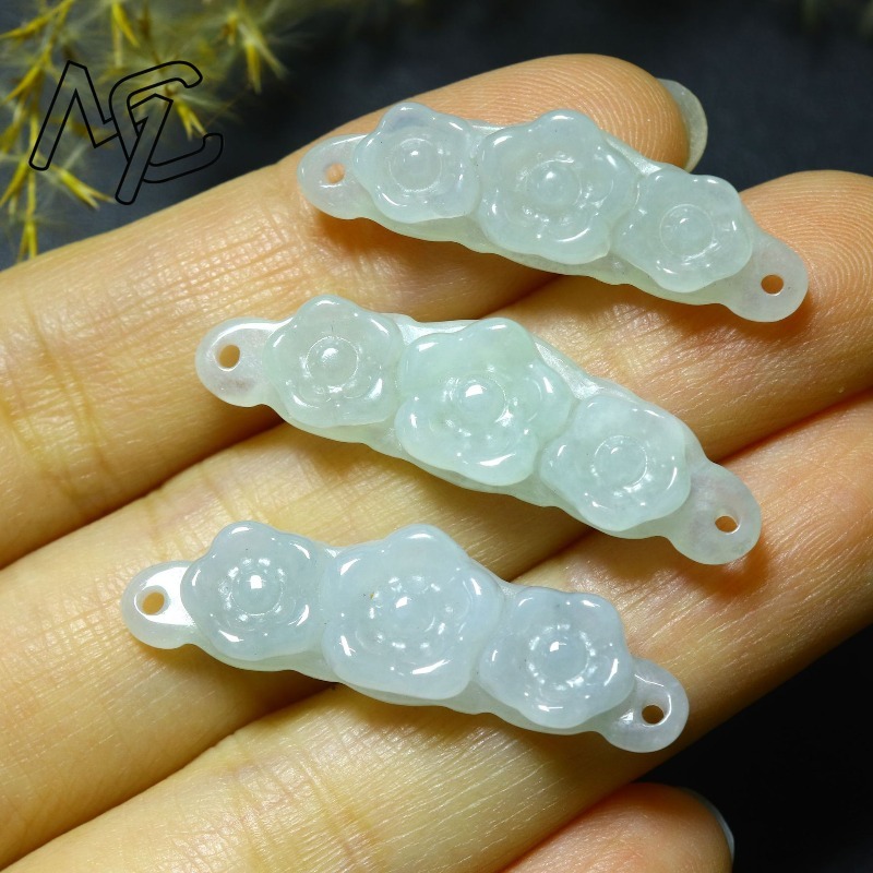 1pc Natural Jadeite Emerald Fl - Men'S Fashion ulasan dan harga