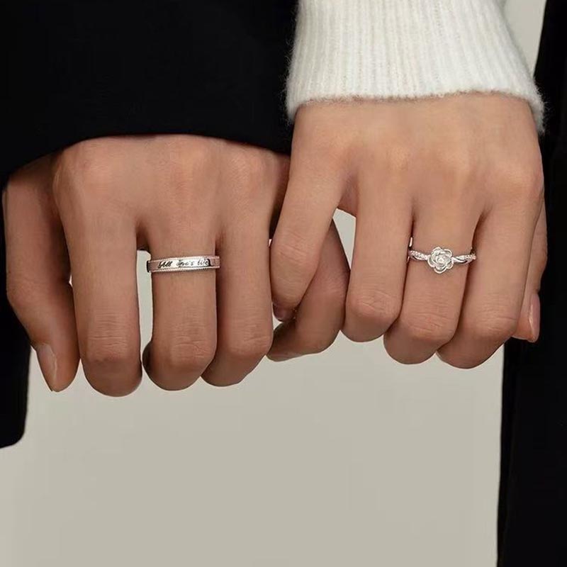 2pcs Romantic Zircon Rose and  - Men'S Fashion Today ulasan dan harga