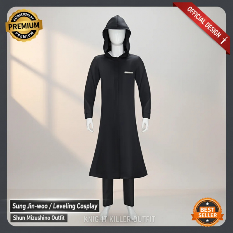 ▓2026Sung Jinwoo Solo Leveling - Trench Coat Men ulasan dan harga