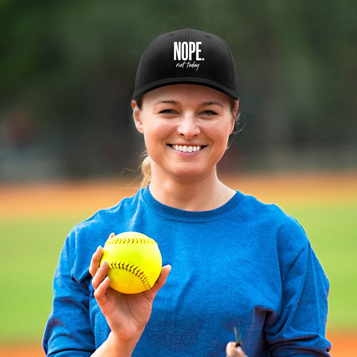 Nope Not Today Quote Baseball  - Men'S Fashion Today ulasan dan harga