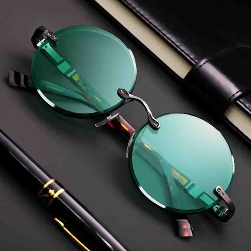 Fashion Classic Rimless Sungla - Men'S Fashion Rimless Glasses ulasan dan harga