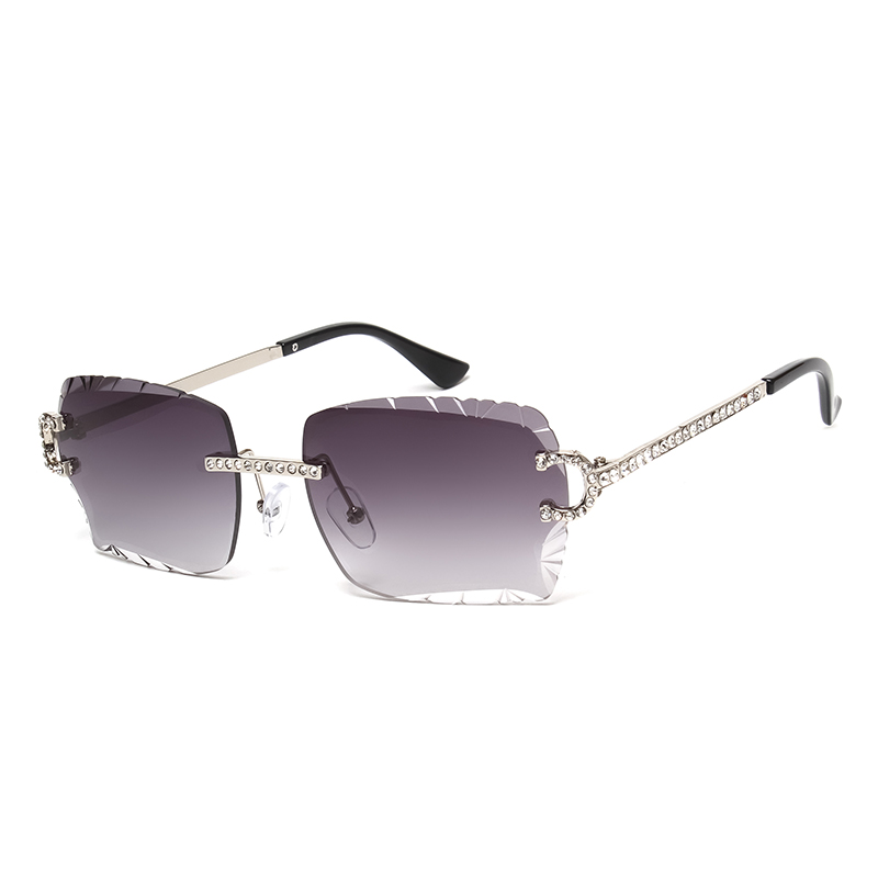 Fashion Rimless Square Sunglas - Men'S Fashion Rimless Glasses ulasan dan harga
