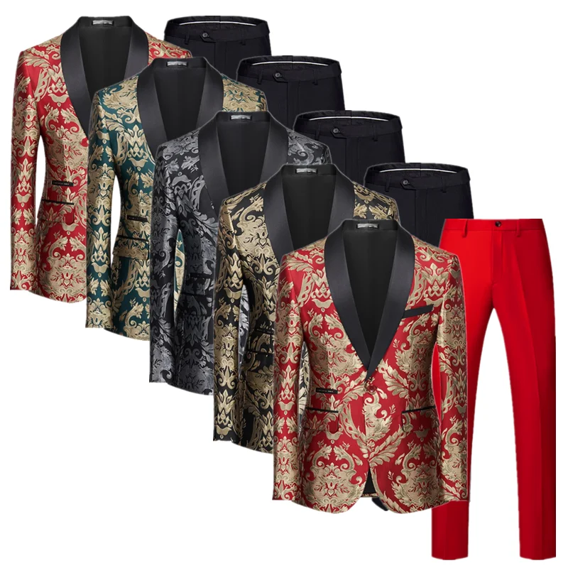 Men’s Business Social Jacquard - Men'S Dress Pants Fashion ulasan dan harga