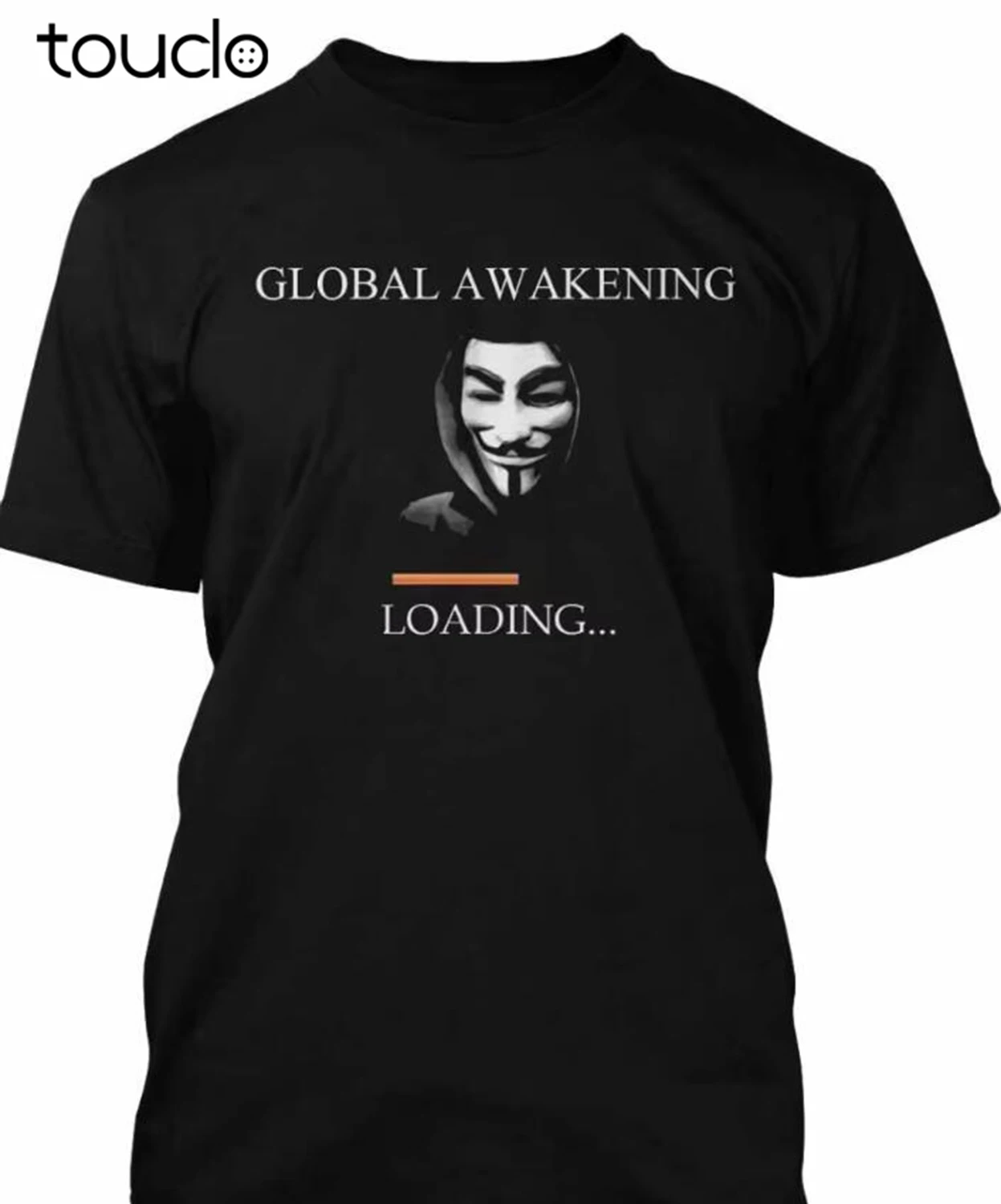 Anonymous T-Shirt V For Vendet - Men'S Fashion V Neck T Shirts ulasan dan harga