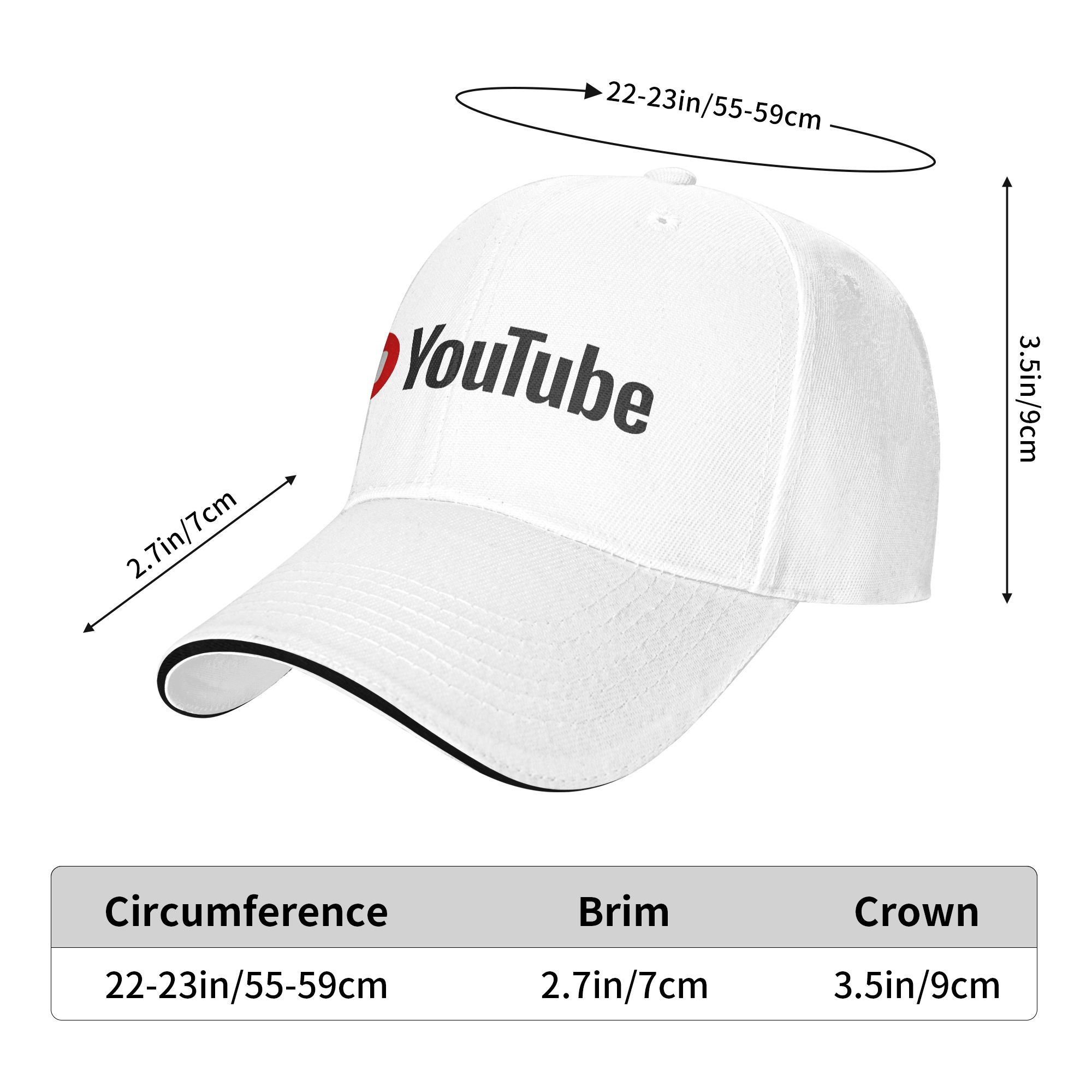 YouTube Sun Baseball Cap Summe - Men Fashion Youtubers ulasan dan harga
