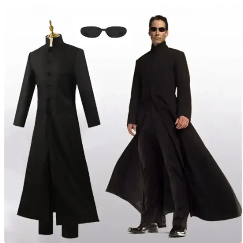 Men Matrix Neo Cosplay Full Se - Trench Coat Men ulasan dan harga