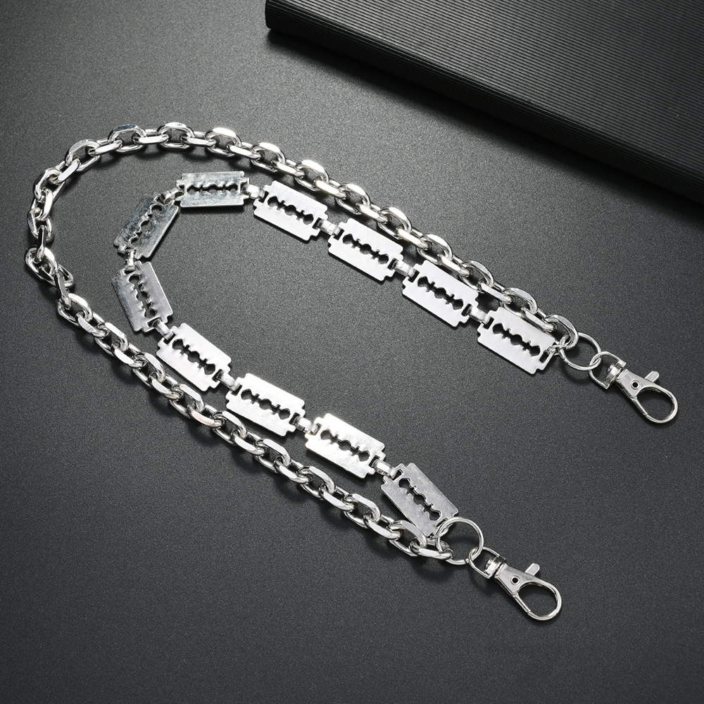 Punk Metal Chain Keychains for - Men Fashion Key ulasan dan harga