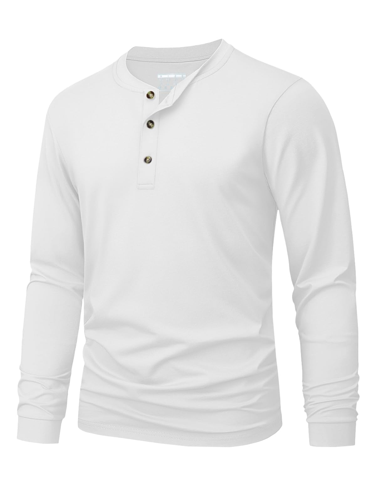 Men's Henley T-Shirt Simple So - Men'S Fashion ulasan dan harga