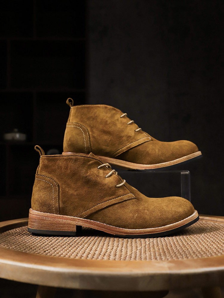 Fashion Versatile Male Lace-Up - Mens Fashion Workwear ulasan dan harga